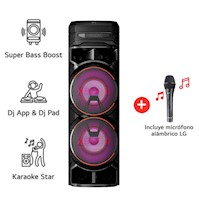 Torre de sonido LG XBOOM RNC9 Multi-Bluetooth Karaoke Star